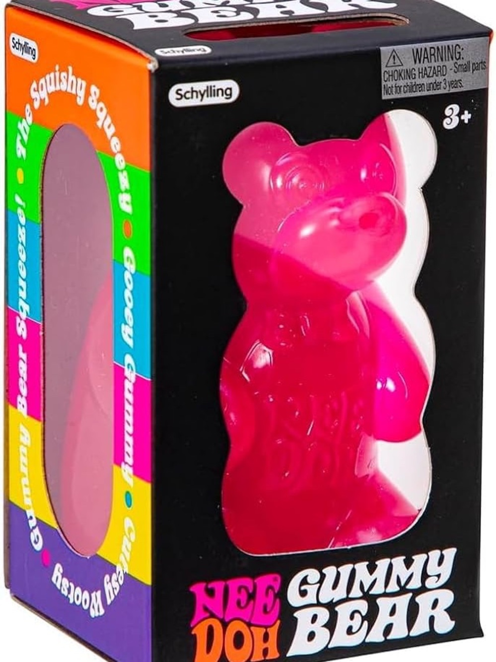NeeDoh Gummy Bear - Bright Pink